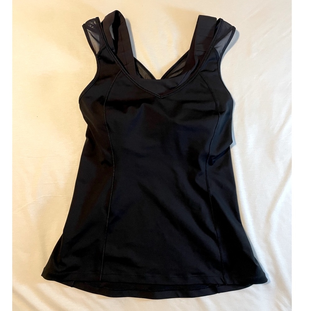 Lululemon Built In Bra Deep V Back Tank Top